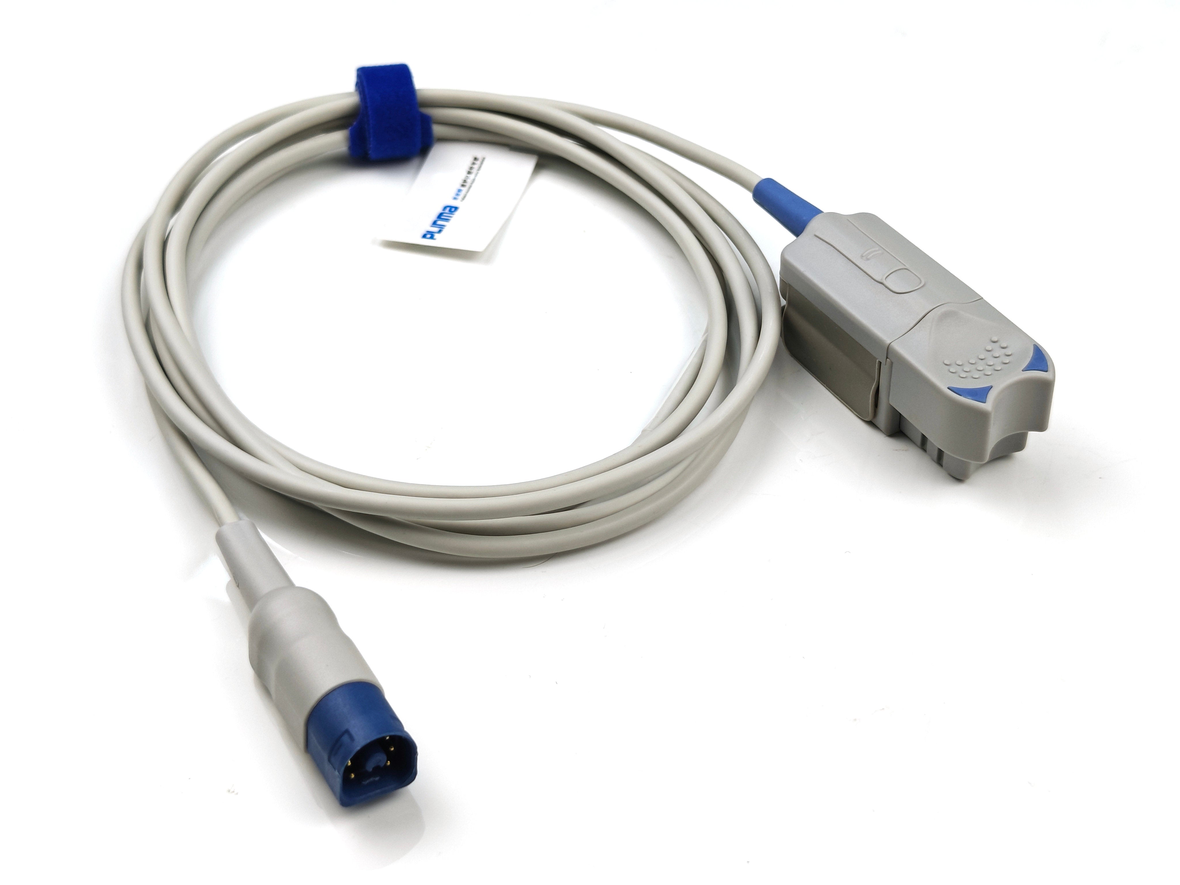 Philips Compatible Direct-Connect New Type Soft Adult Finger Clip SpO2 ...