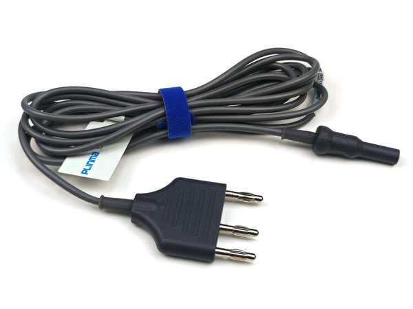 Plinma Compatible Electrosurgical High Frequency Cord,Monopolar Connecting Cable,3Pin,ø4mm D619