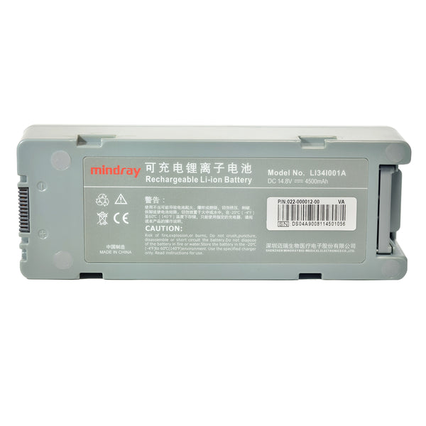 Mindray Defibrillator D6 Compatible Medical Battery LI34I001A 14.8V 6600mAh