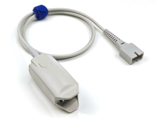 Plinma Compatible Nellocr N-10, N-100, N-180, Adult Finger Clip Short SpO2 Sensor P0216